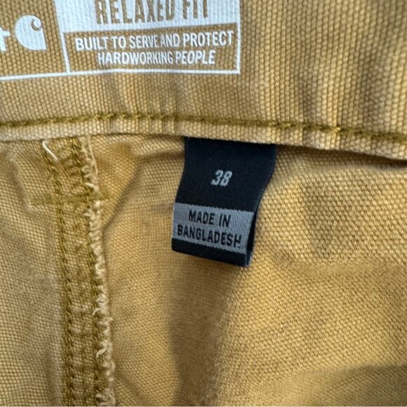 Carhartt Rugged Flex Relaxed Fit Brown Knee length Cargo  Shorts Size 38 - Picture 6 of 15